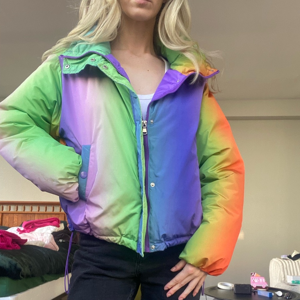BDG Colorful Puffer Jacket